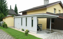 Garagenunterstand Anbau