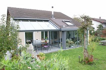 geteilter Wintergarten